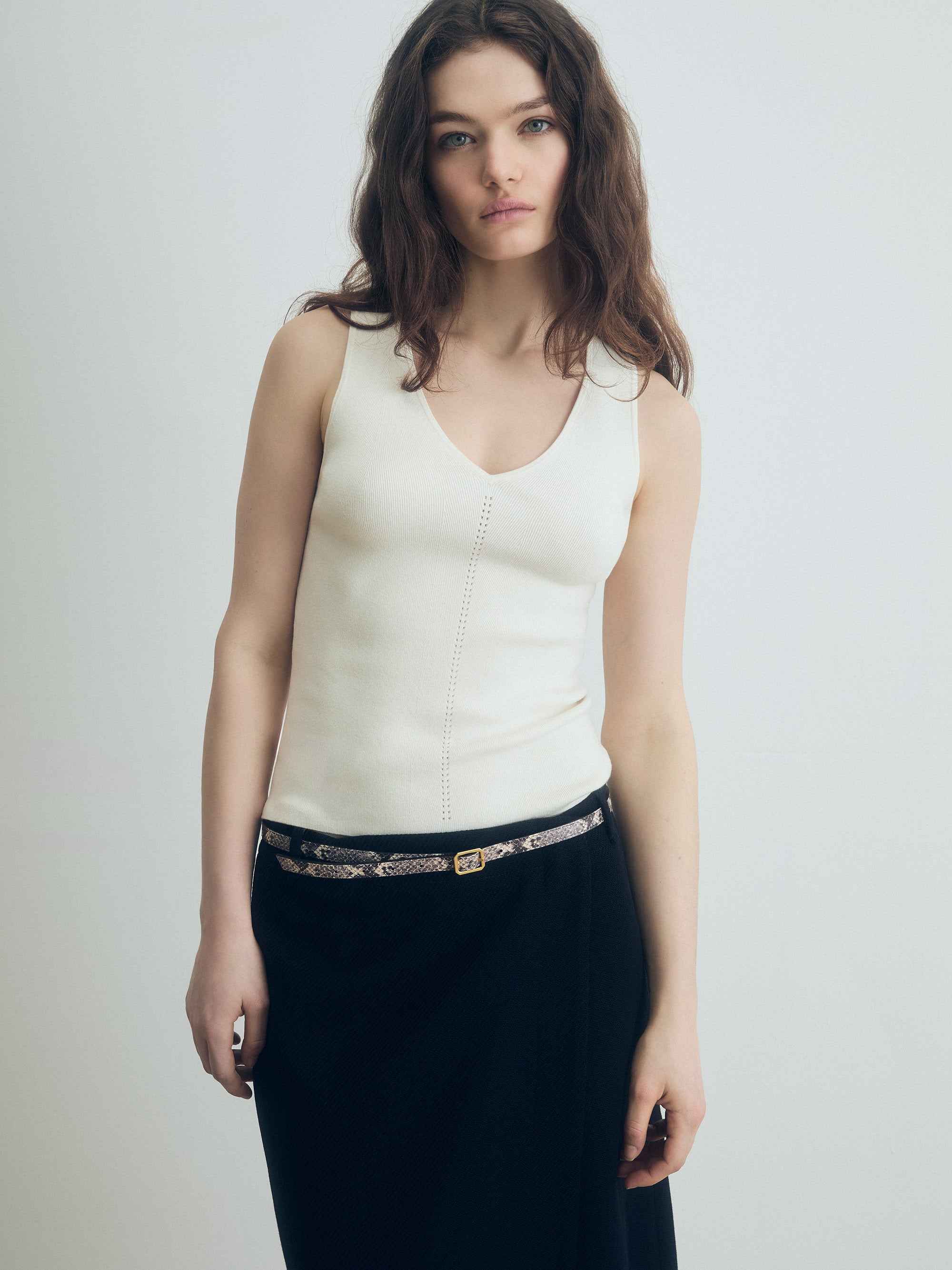 debardeur femme soie