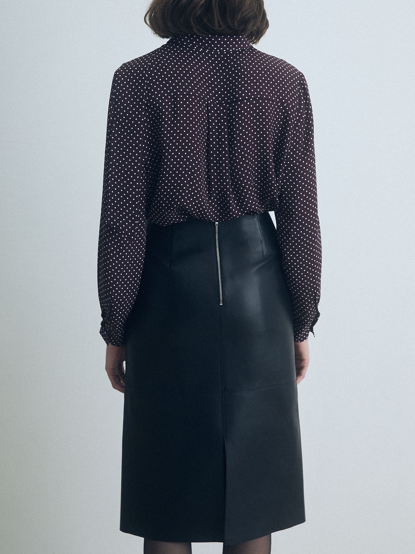 Silk Blouse with Necktie