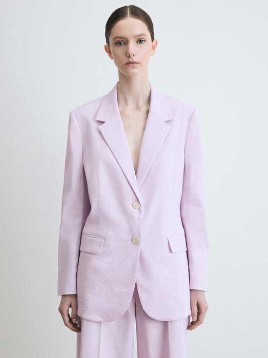 Veste en lin extensible