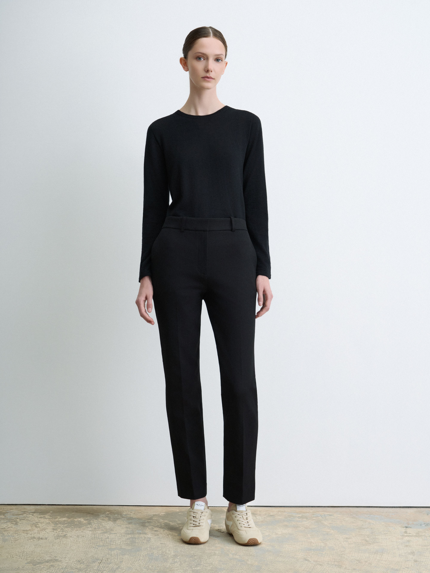 Pantalon En Coton Extensible