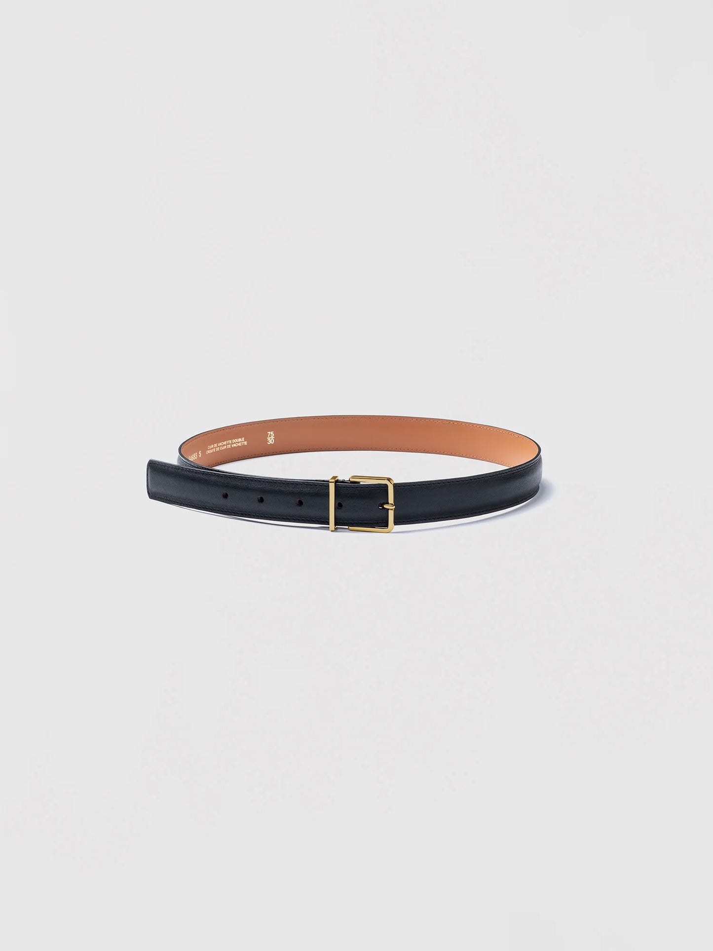 Maison Boinet 25mm Belt In Nappa Leather