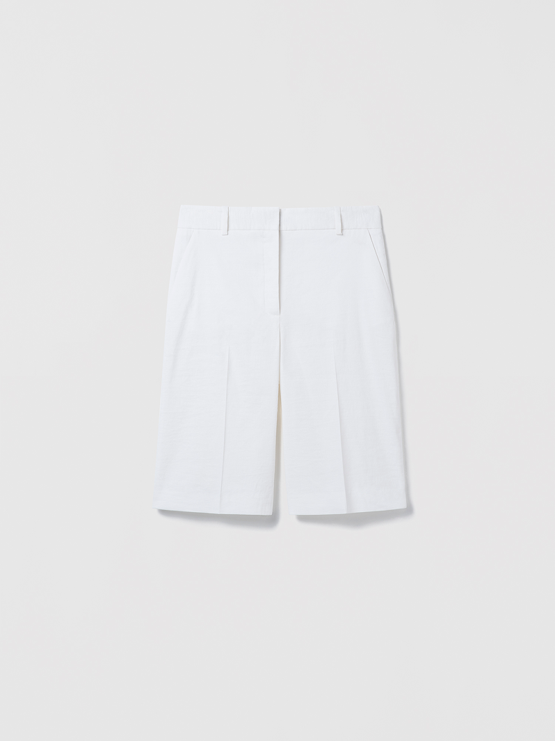 Stretch Linen Bermuda