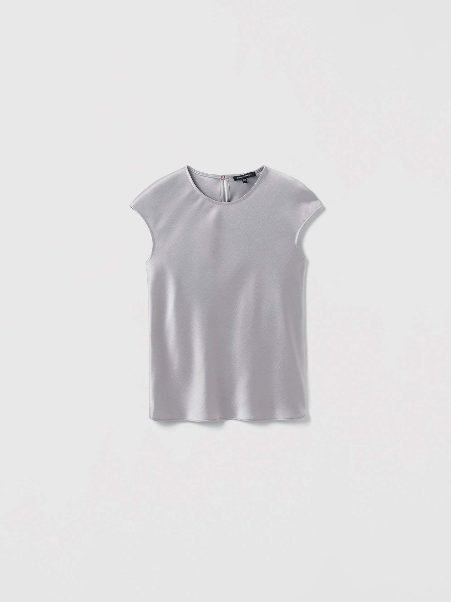 Satin Cap Sleeve Blouse
