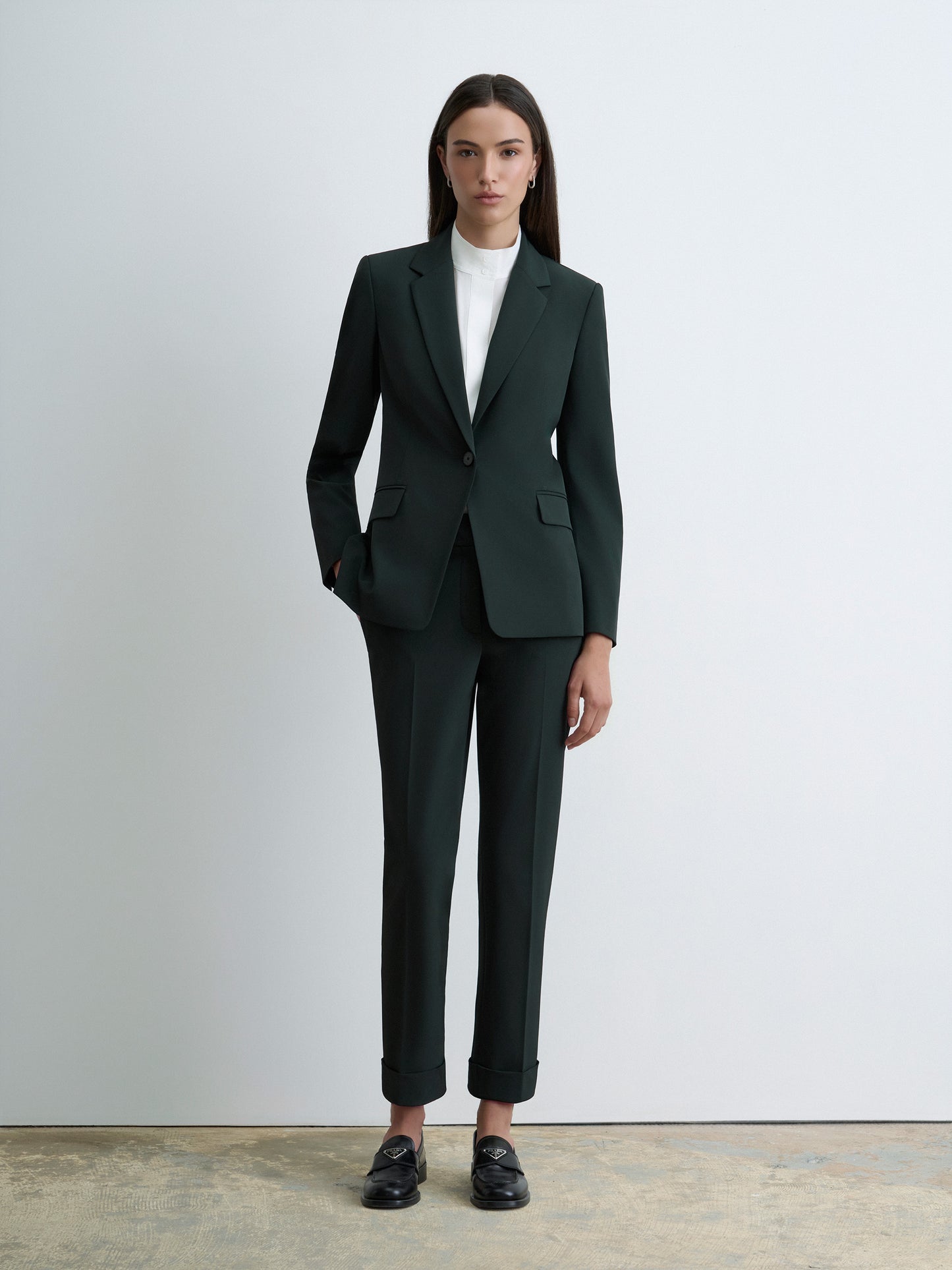 Techno Single Button Jacket
