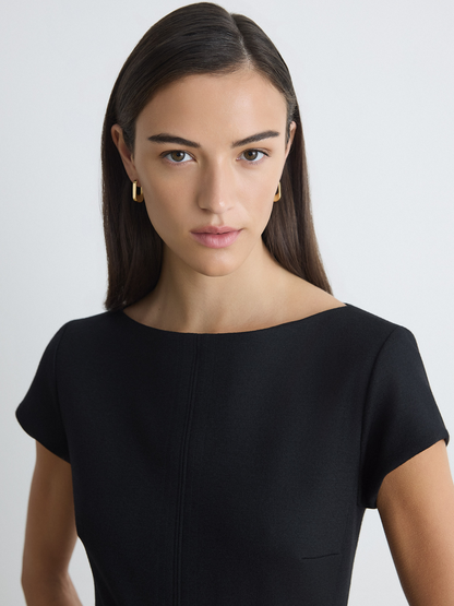 Boat Neck Dress