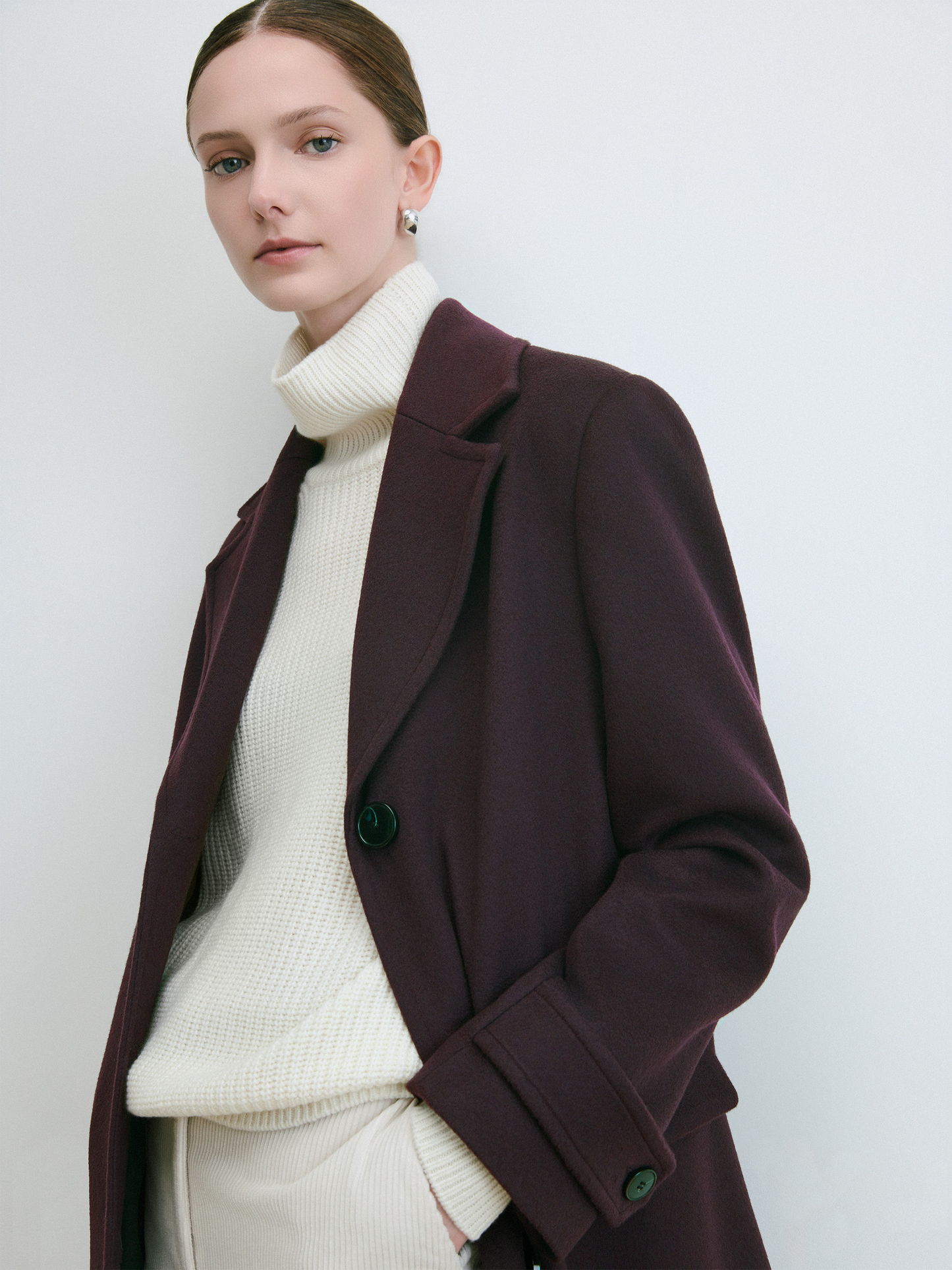 Wool Cashmere Turtleneck