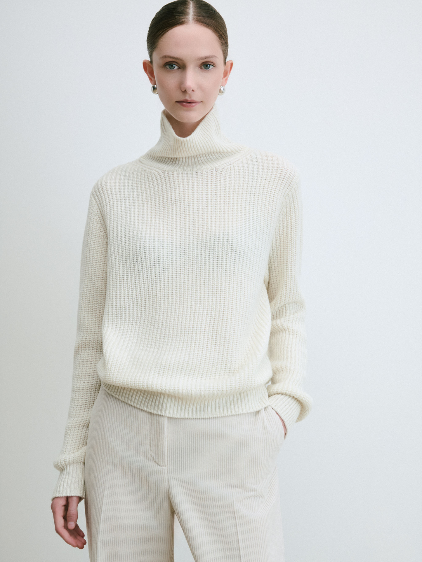 Wool Cashmere Turtleneck