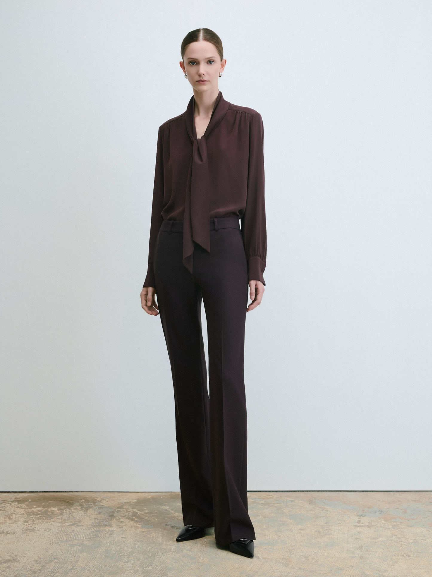 Low Rise Fit To Flare Pant