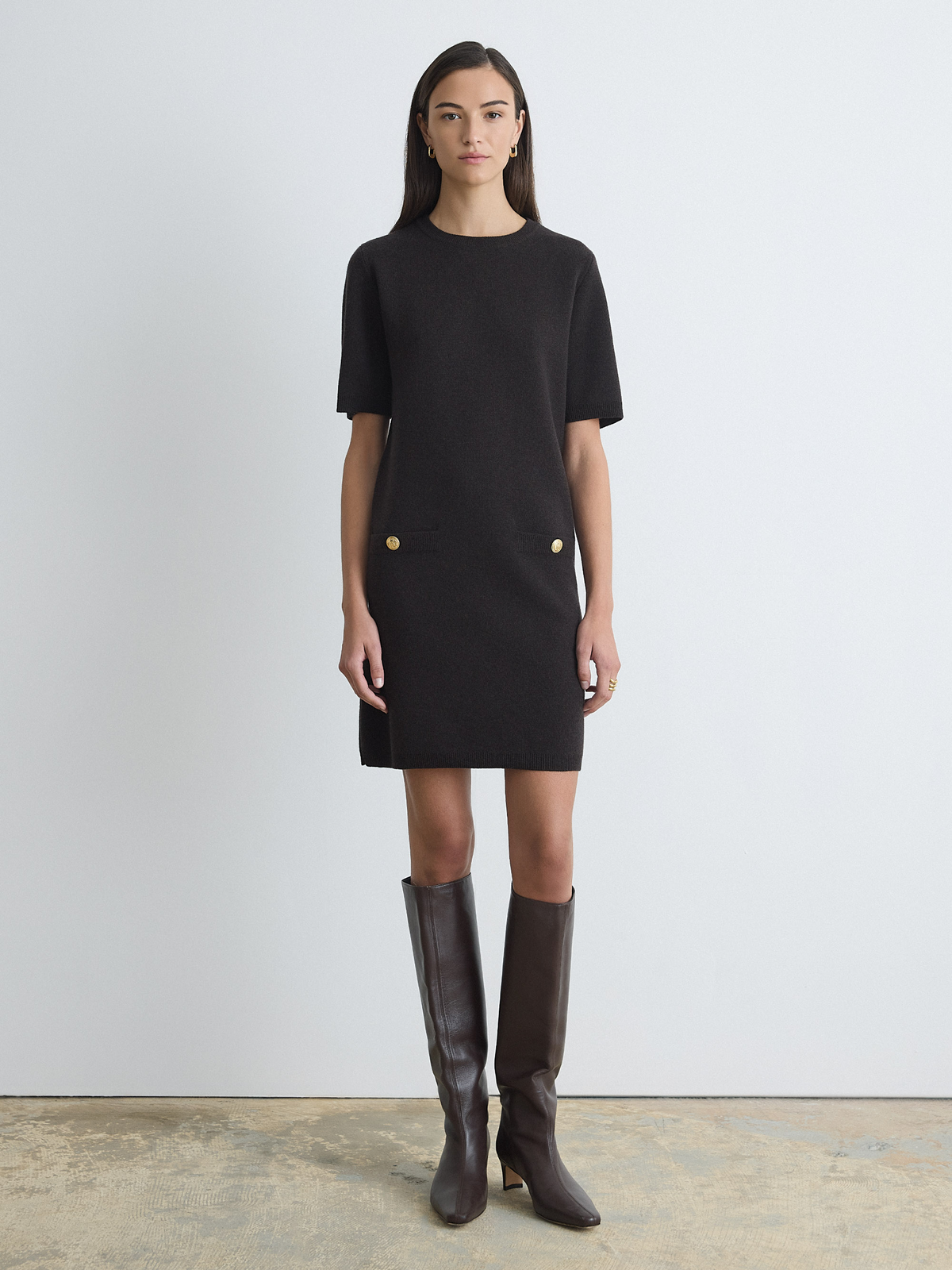 Robe En Laine Et Cachemire
