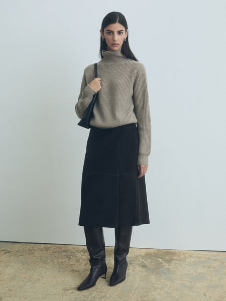 スカート theredthread S suede wrap skirt black Suede Wrap Skirt | Judith & Charles