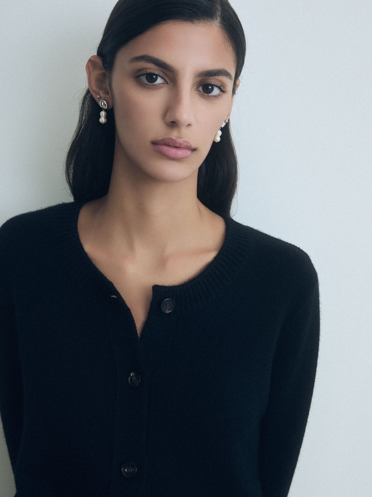 Long Sleeve Crew Neck Cardigan