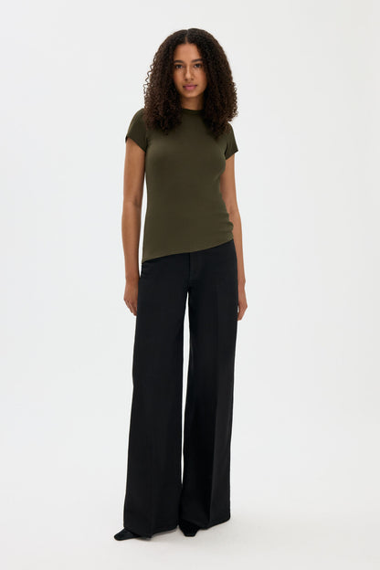 Fine Rib Organic Cotton Tee
