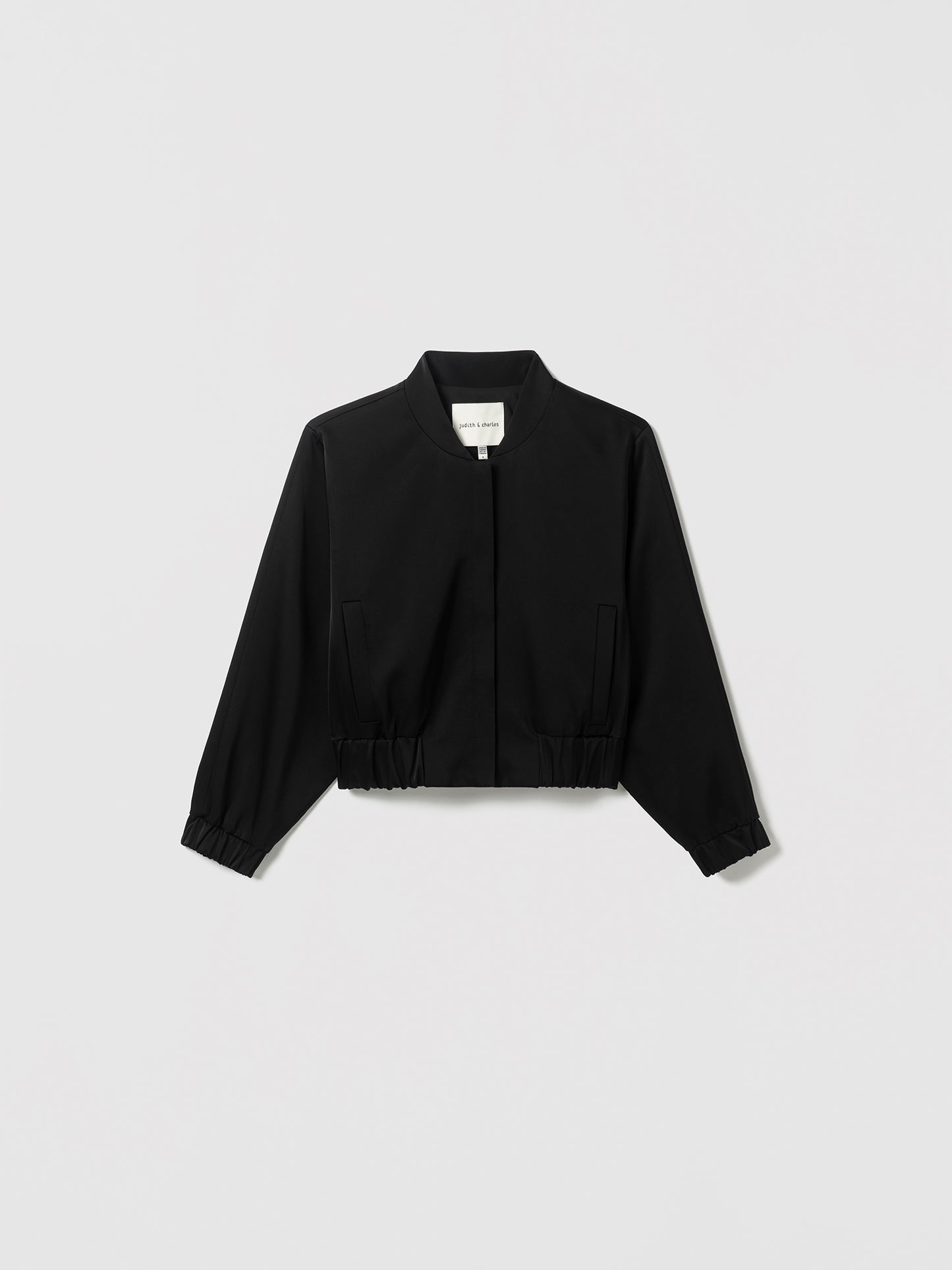 Blouson aviateur en satin mat