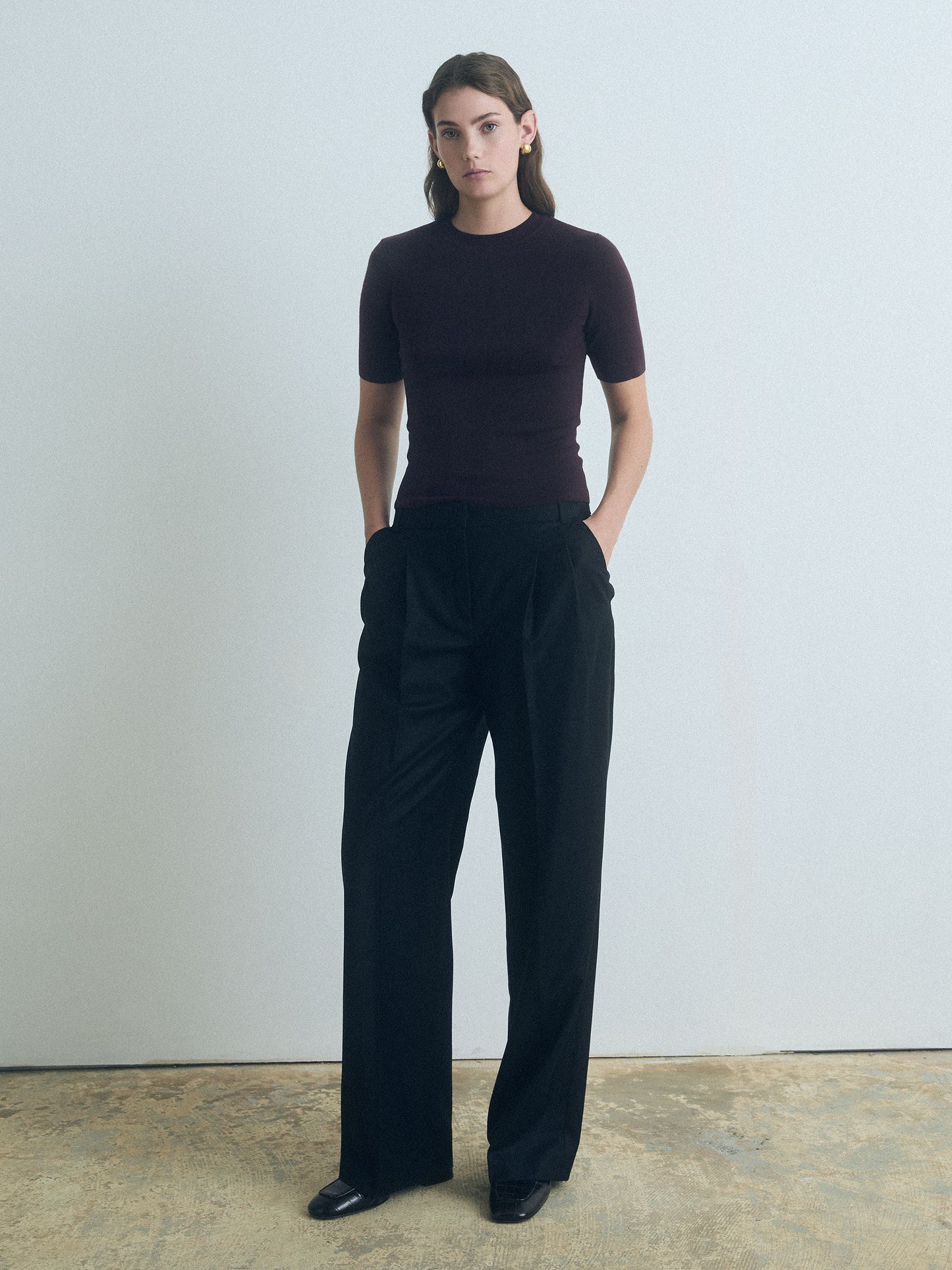 Pantalon Plissé Fluide