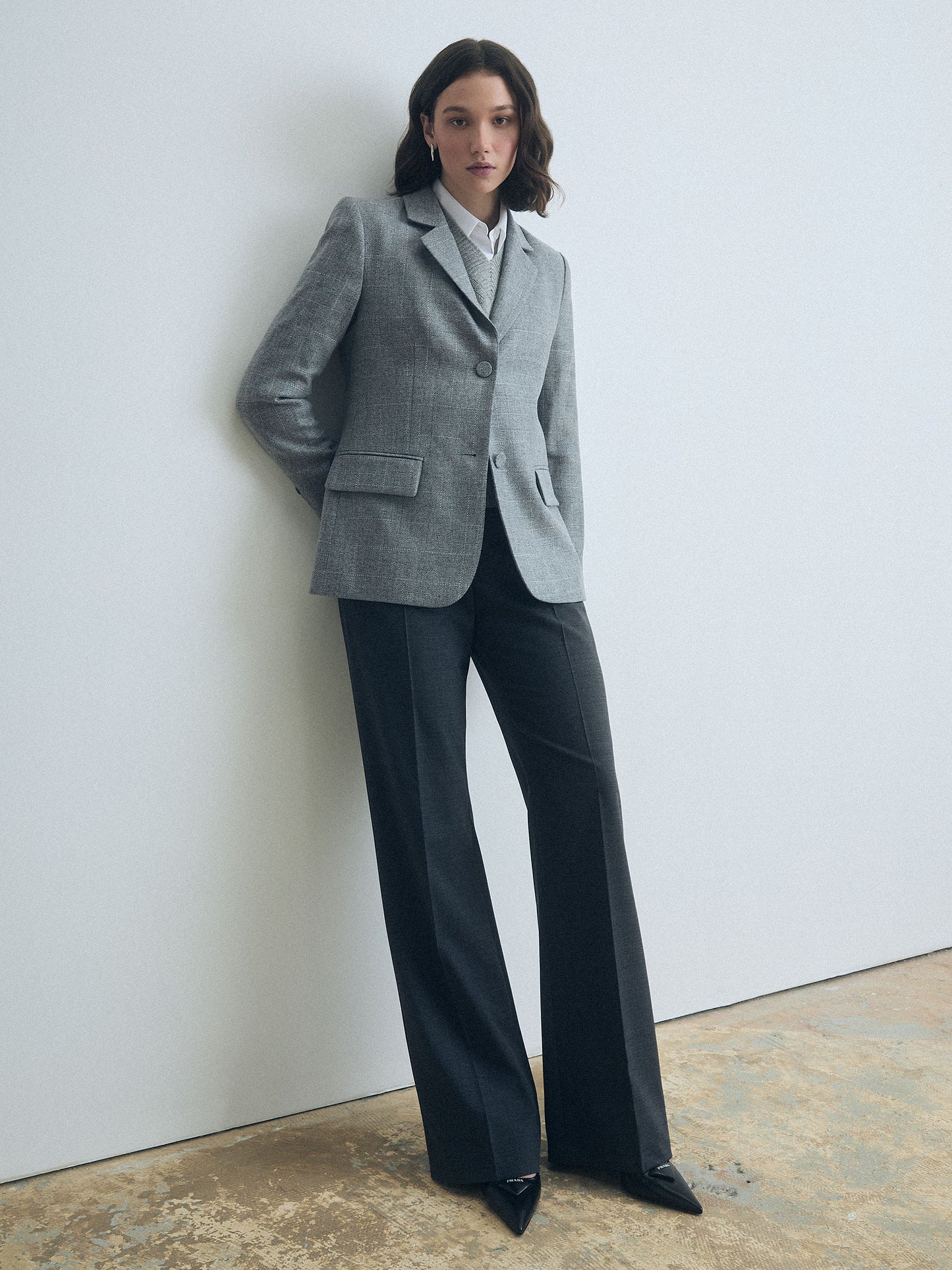 Wool-Blend Pants
