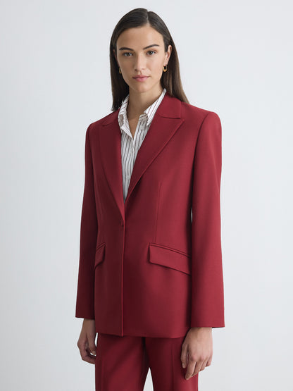 Stretch Wool Tailored Jacket