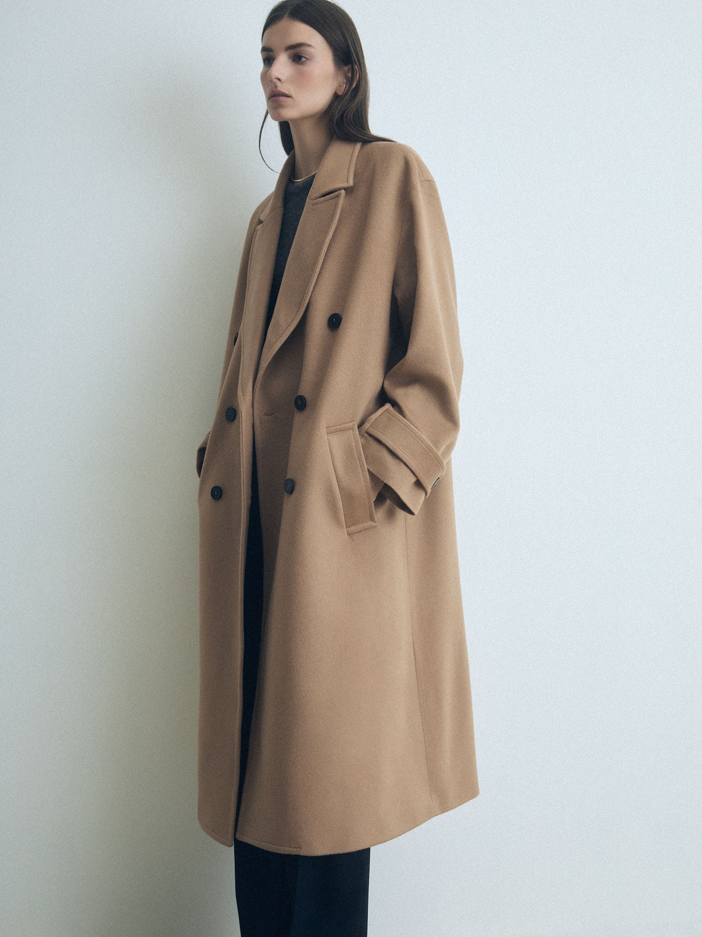 Long Coat in Wool Cashmere