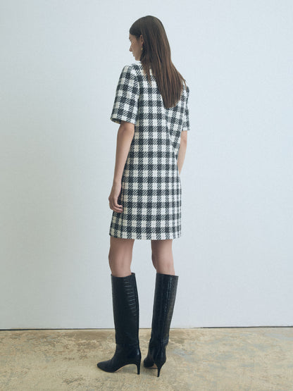 Check Polo Dress