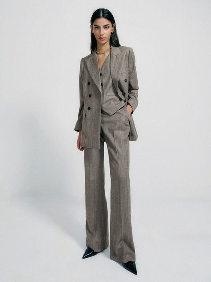 Double Breasted Wool Jacket
