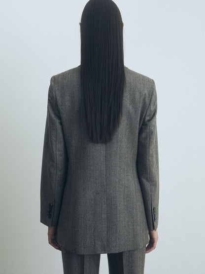 Veste Croisée en Laine