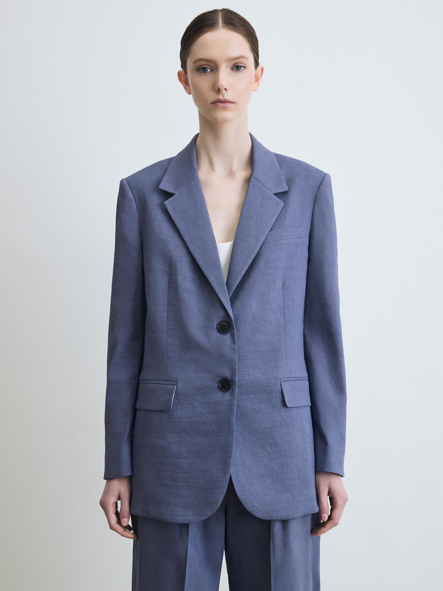 Stretch Linen Jacket