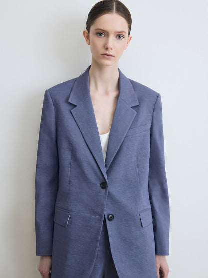 Stretch Linen Jacket