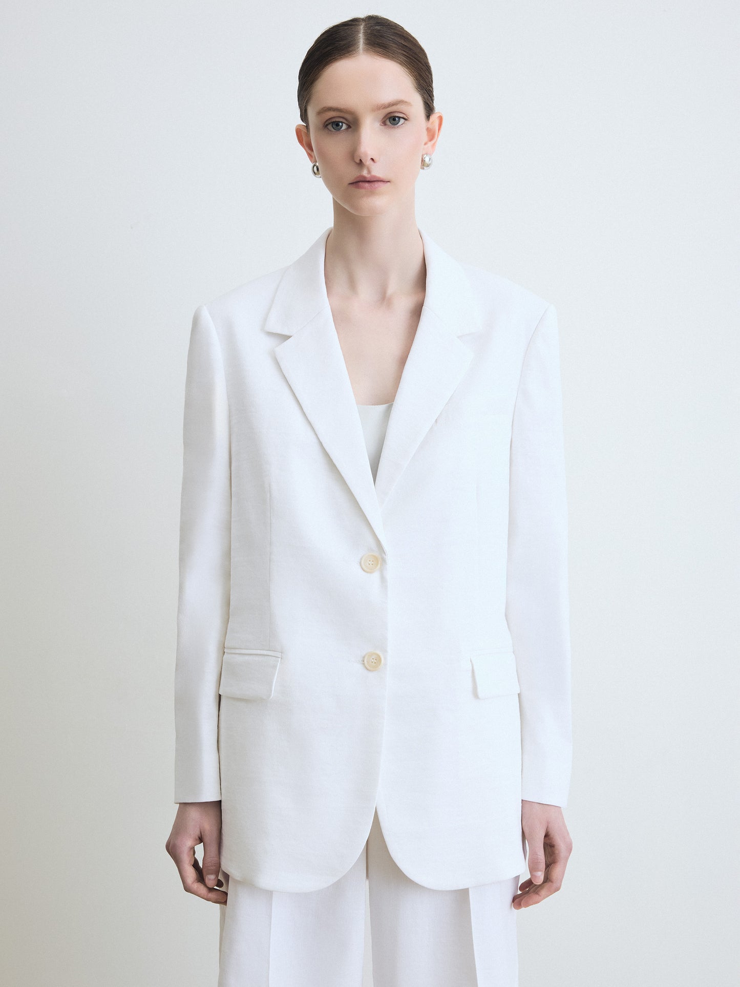 Stretch Linen Jacket
