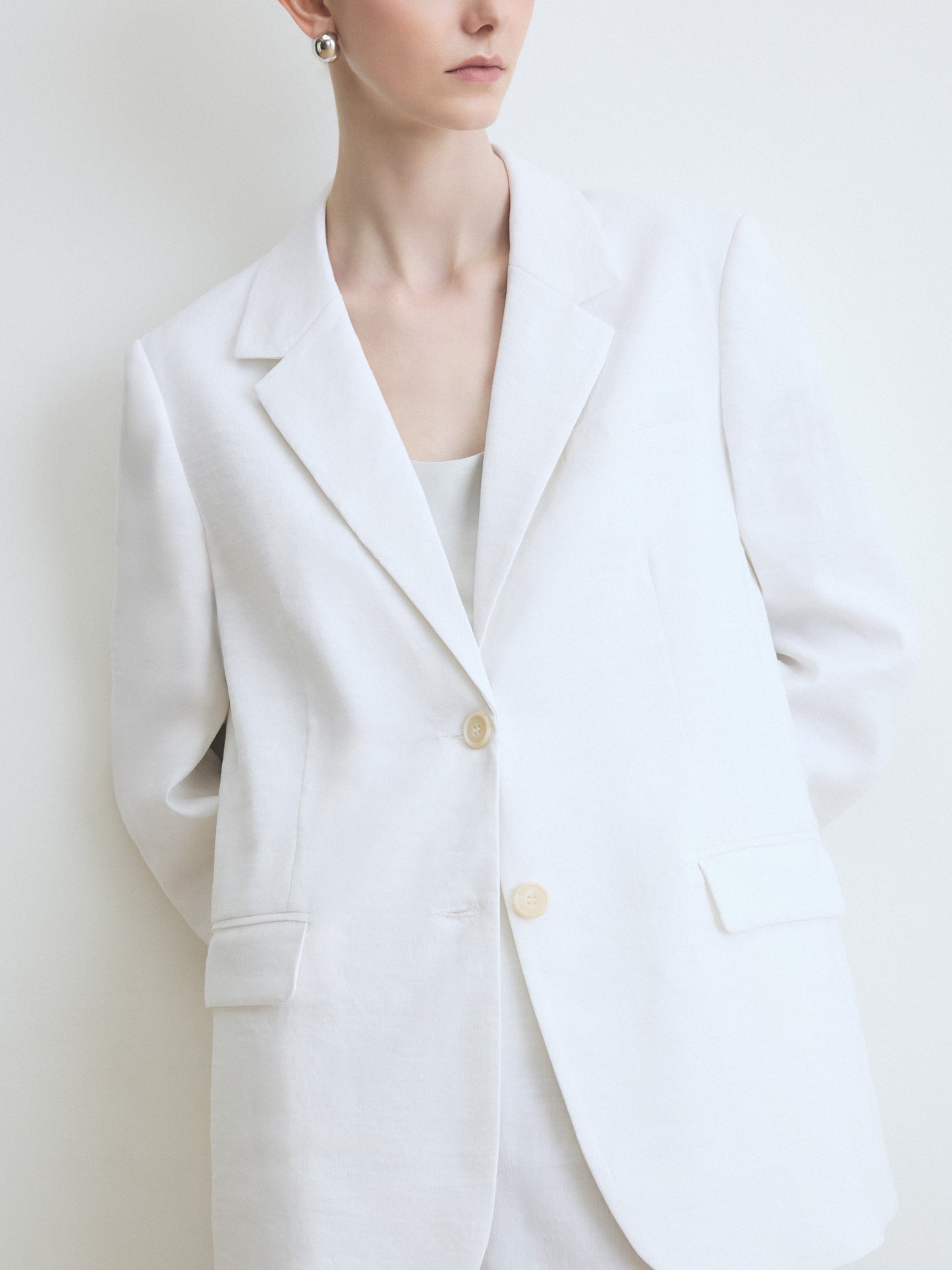 Stretch Linen Jacket