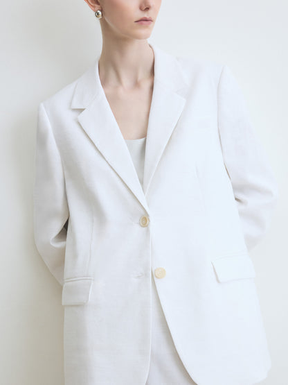 Stretch Linen Jacket