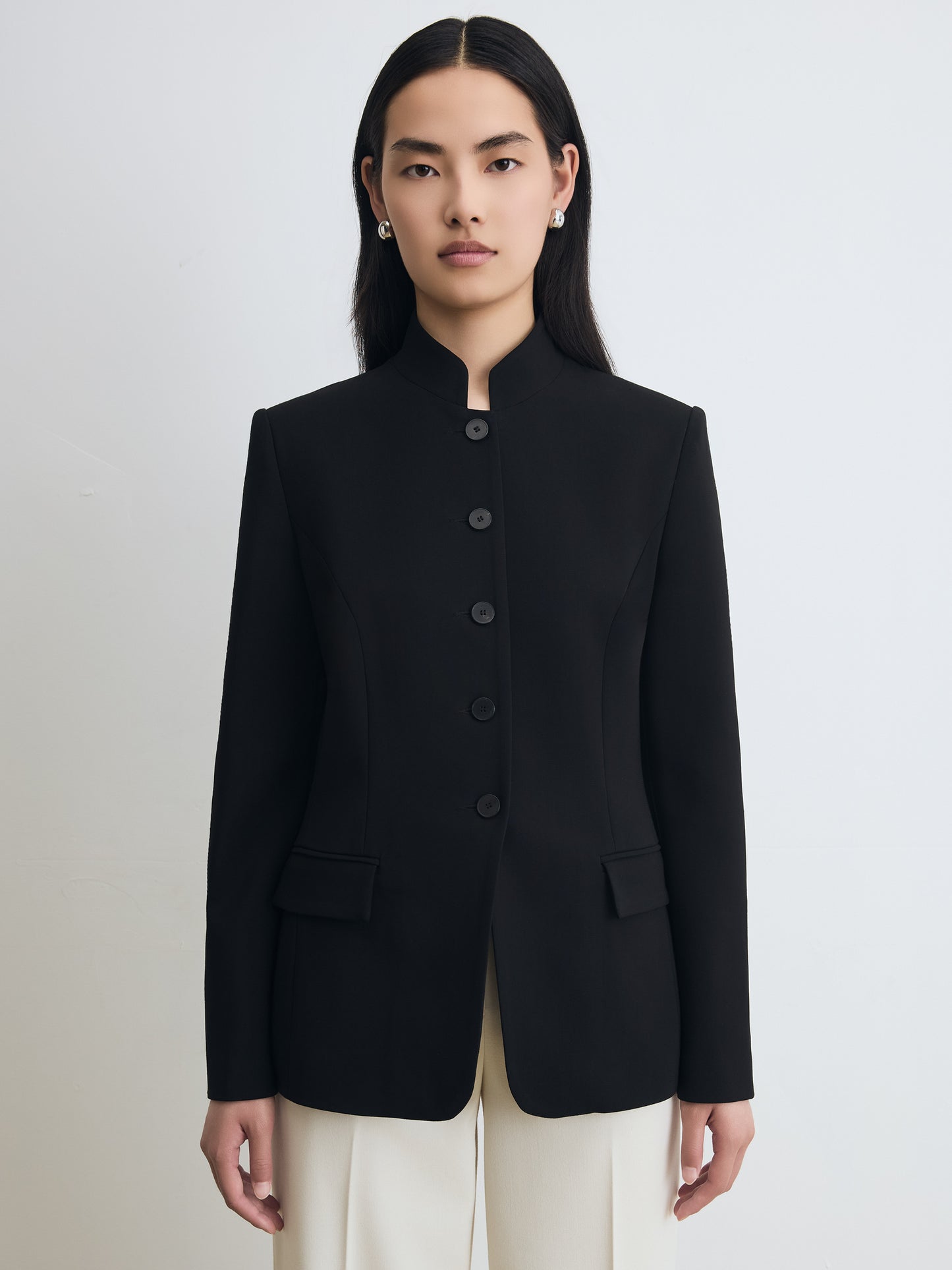Veste à Col Montant