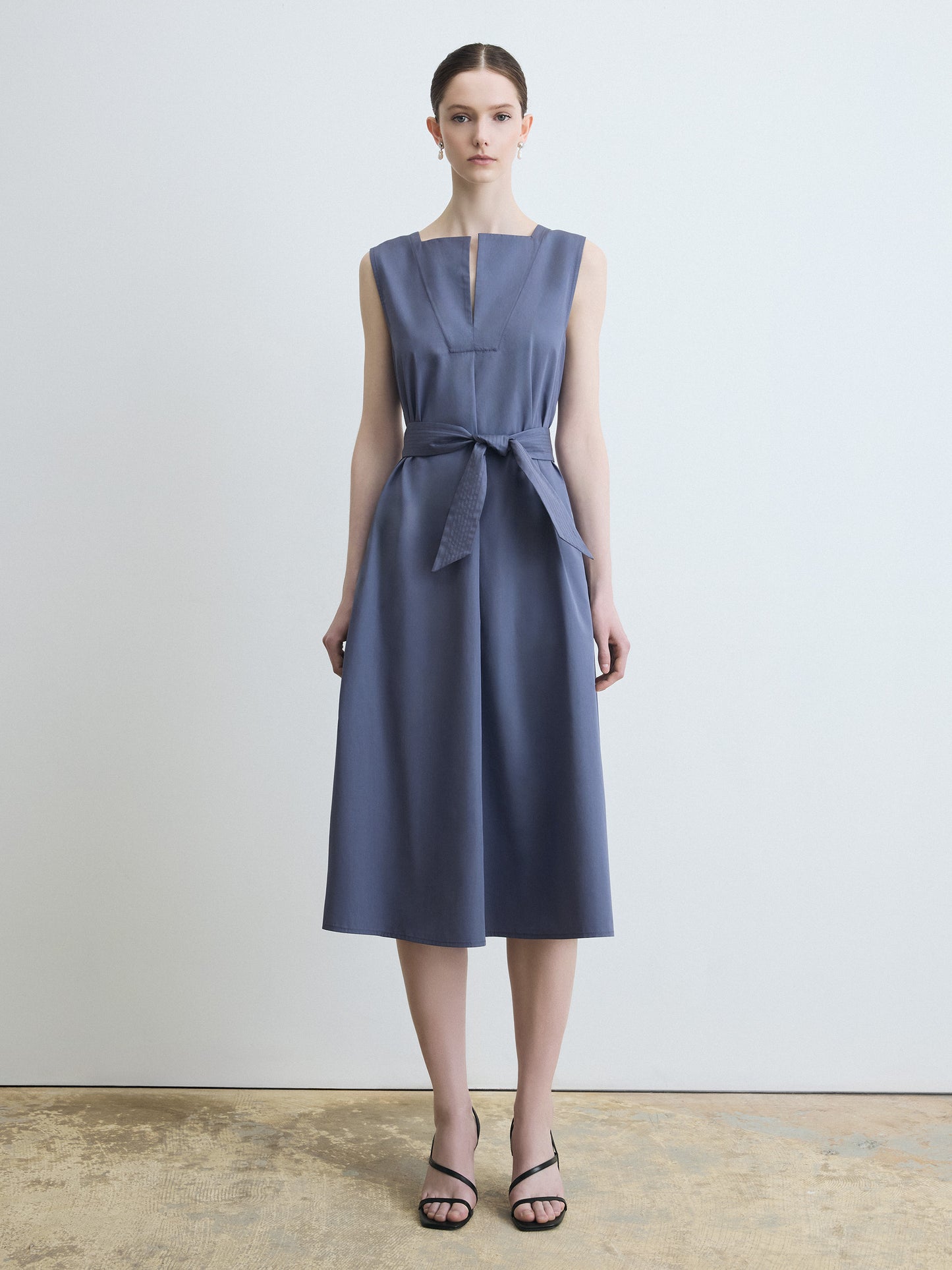 Robe Trapèze Sans Manches