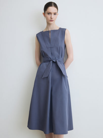 Robe Trapèze Sans Manches