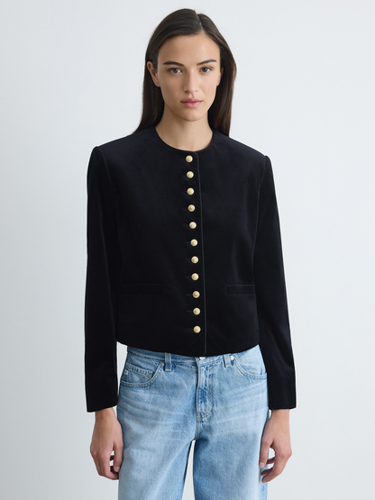 Cotton Velvet Jacket