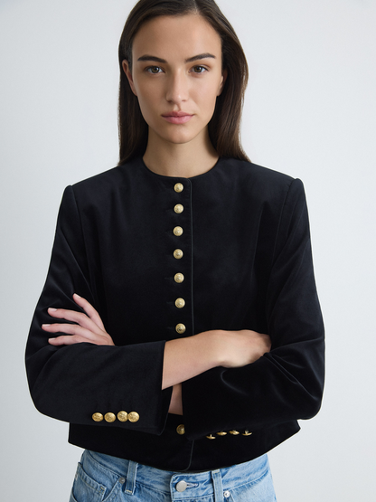 Cotton Velvet Jacket