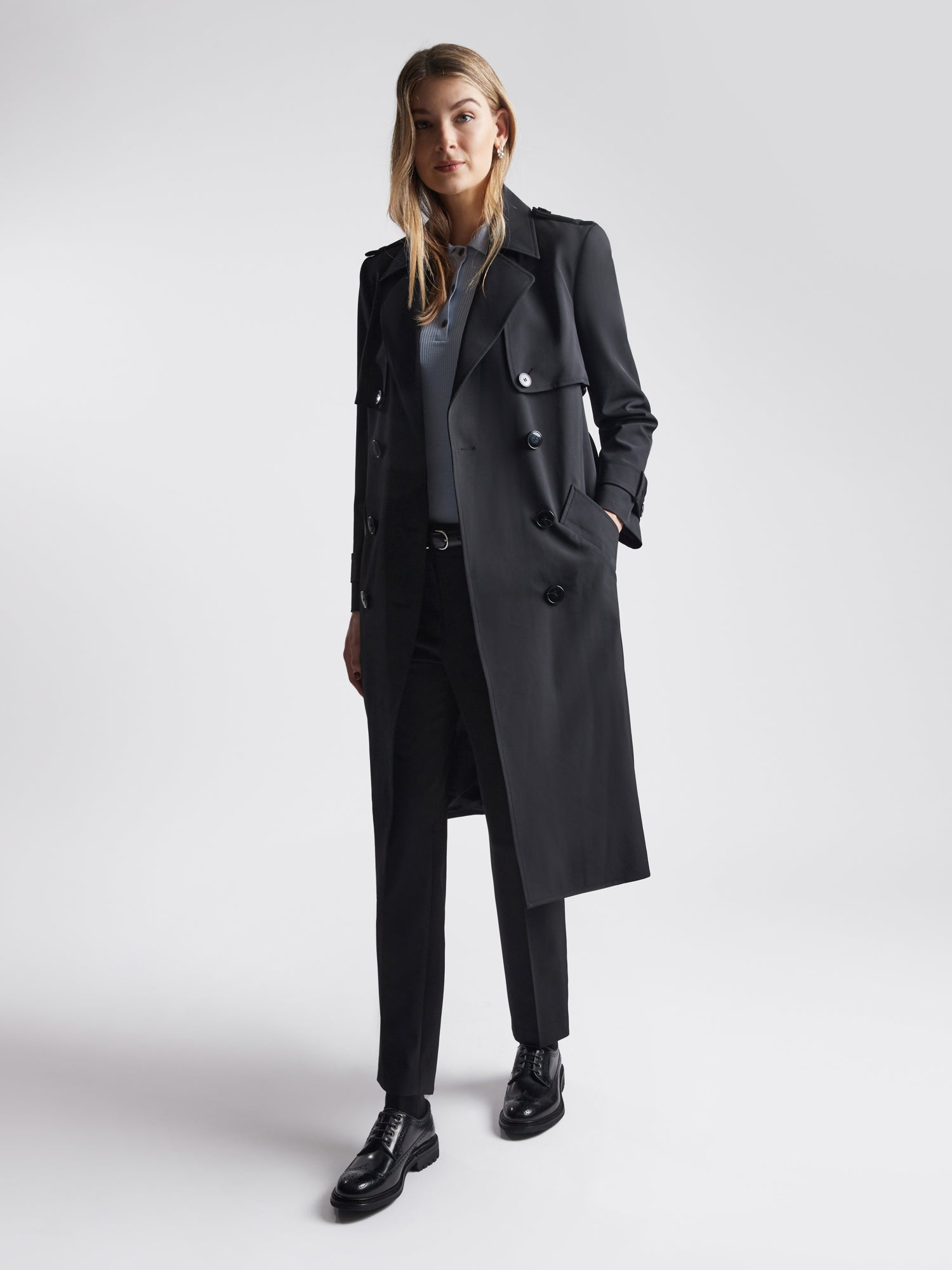 2024SS✨ドゥーズィエムクラス　GABARDINE TRENCH 36 2024SS✨ドゥーズィエムクラスGABARDINE TRENCH 36