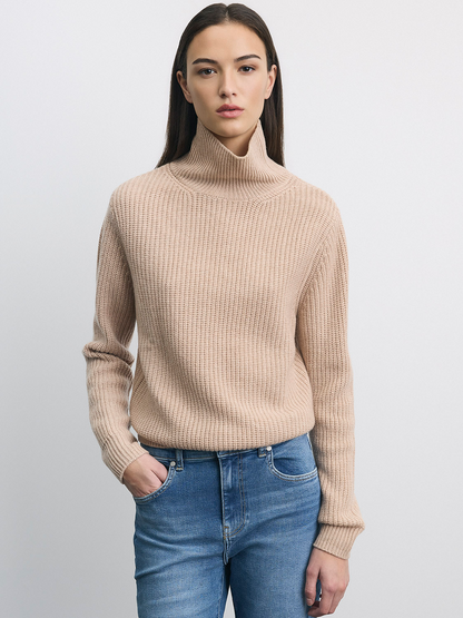 Wool Cashmere Turtleneck