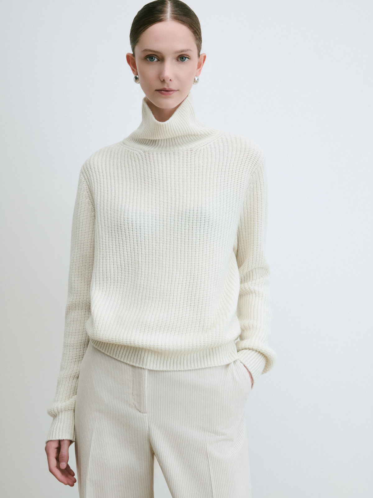 Wool Cashmere Turtleneck