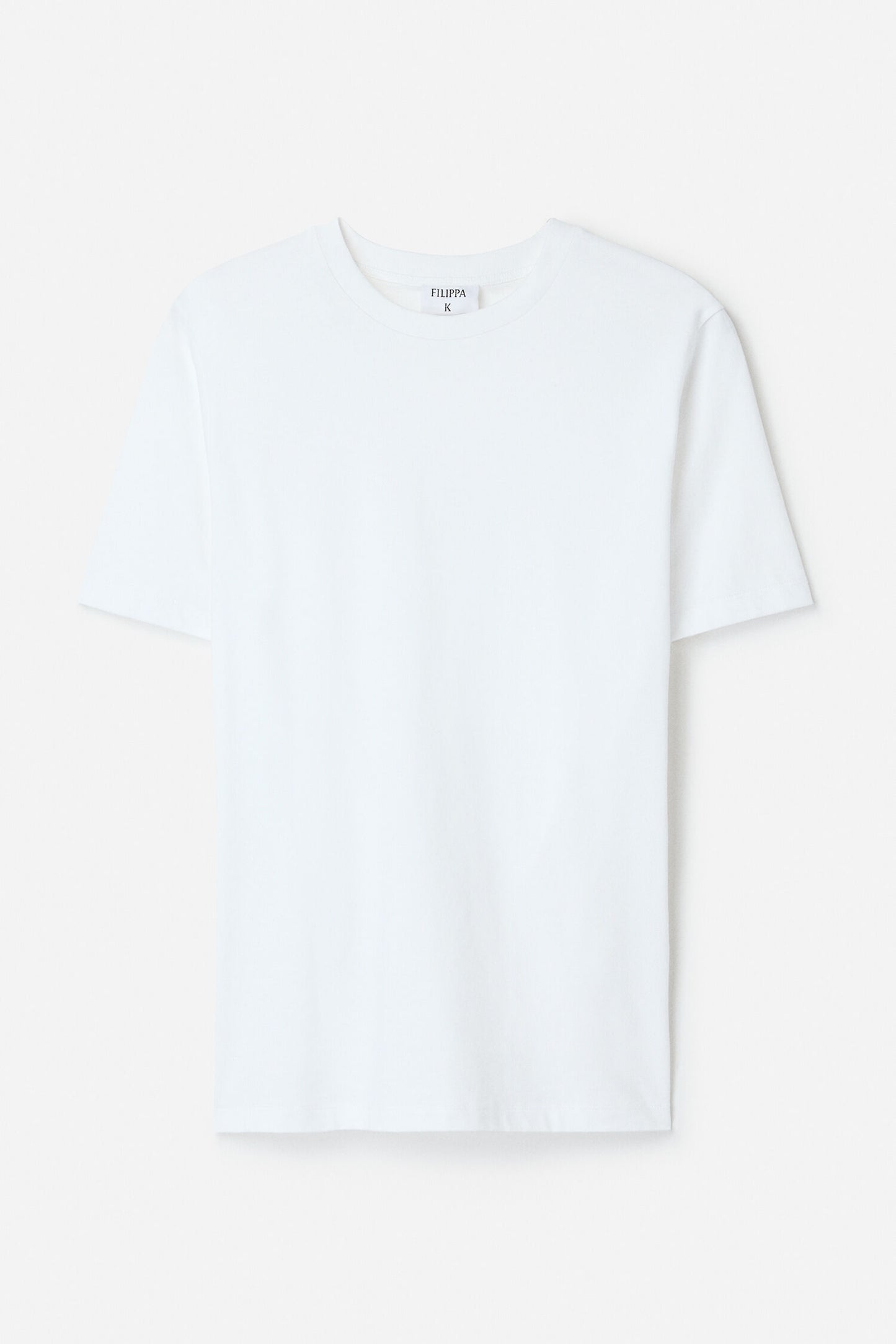 Filippa K T-shirt à col rond et col côtelé
