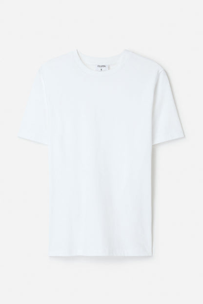 Filippa K T-shirt à col rond et col côtelé