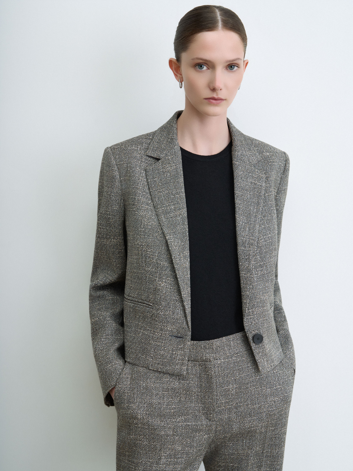 Veste Courte En Tweed