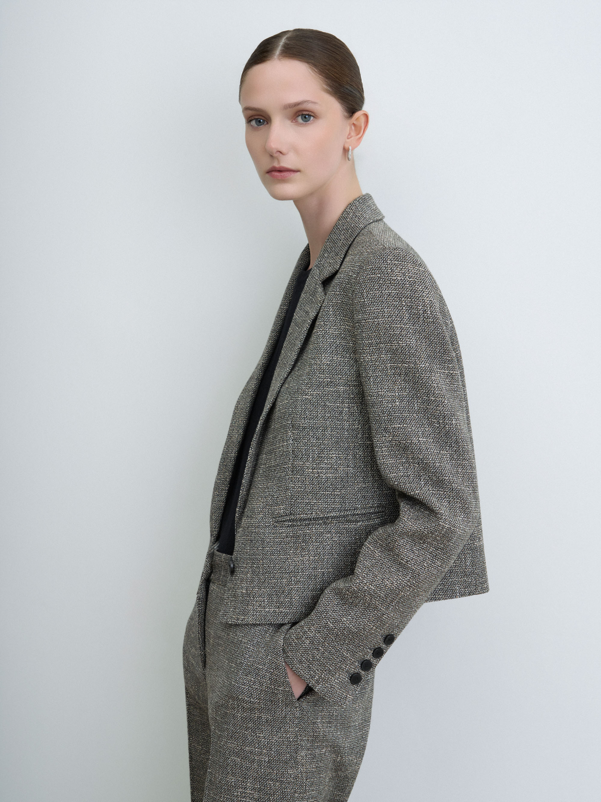 Veste Courte En Tweed