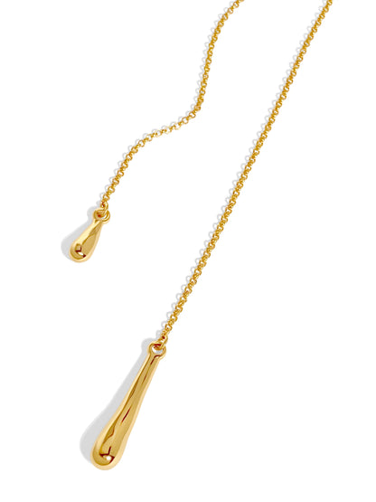 Collier Drip Lariat – Or
