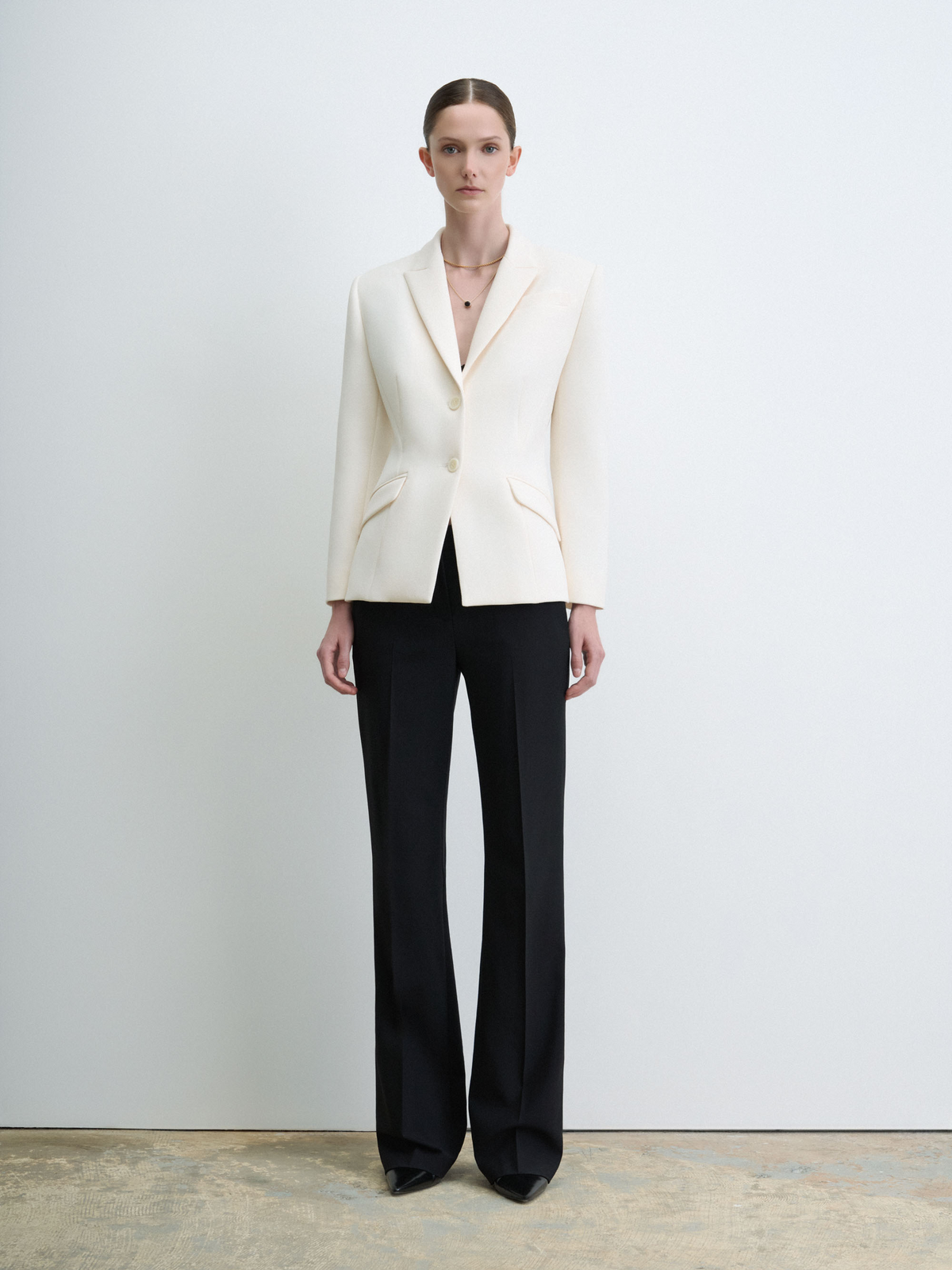 Veste Tailleur À Basque
