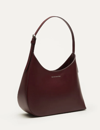 Arch Smooth Leather Shoulder Bag