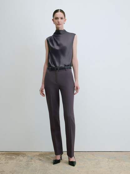 Pantalon Droit Ajusté