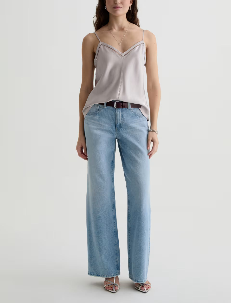 AG Jean Low-Rise Wide Leg Jean