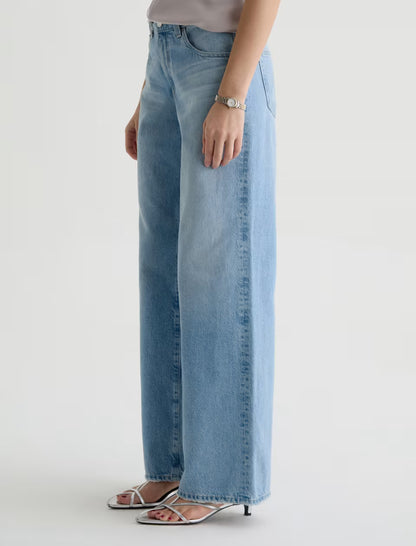 AG Jean Low-Rise Wide Leg Jean