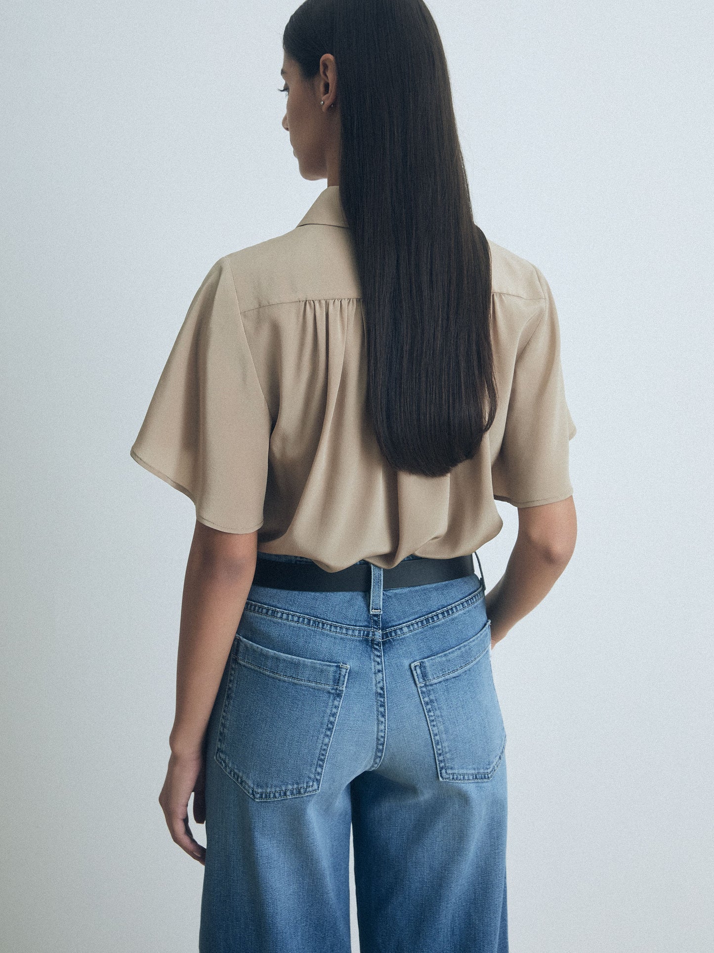 Blouse à Manches Volantées