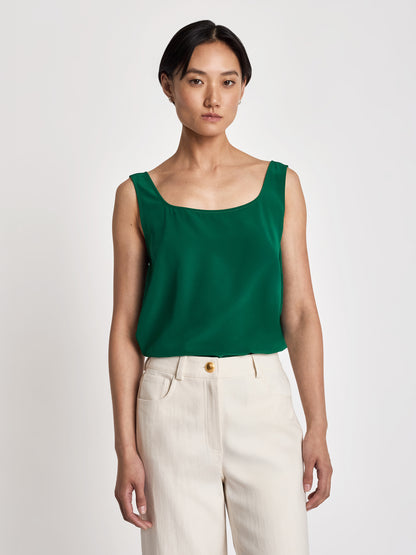 Silk tank top