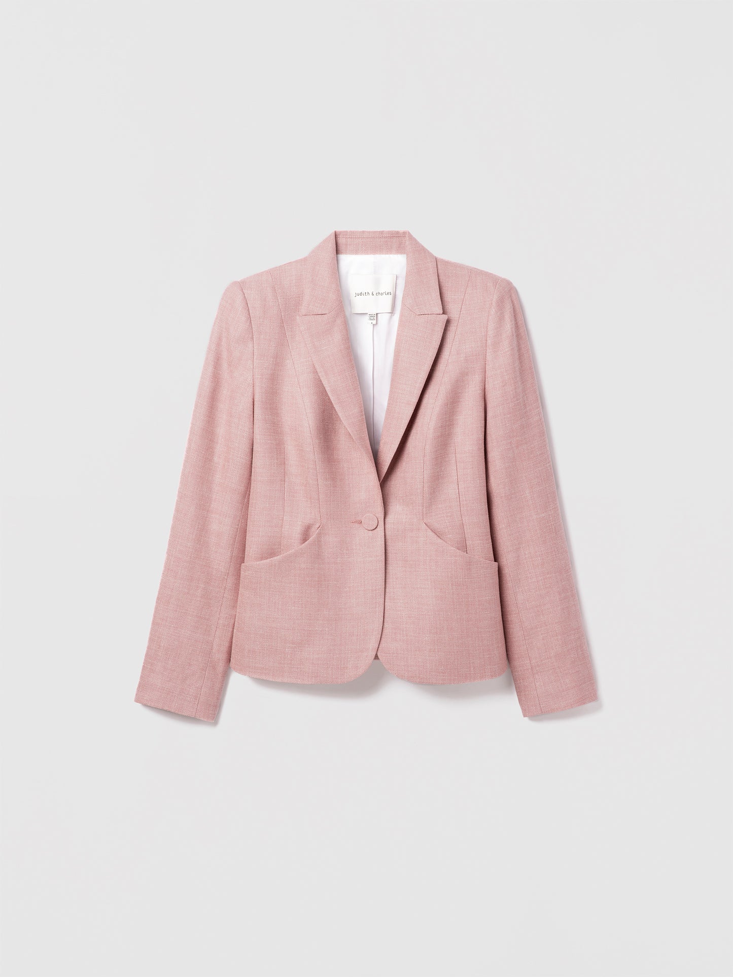 Short fitted linen jacket